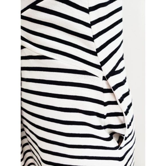 Talbots Striped Sleeveless Sheath Dress with Pockets Classic Workwear - Picture 4 of 5